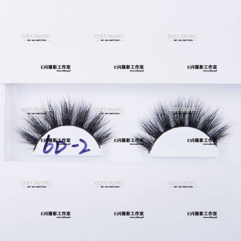6D02 Lashes 3d wholesale vendor 3D mink eyelashes cosmetics vendors