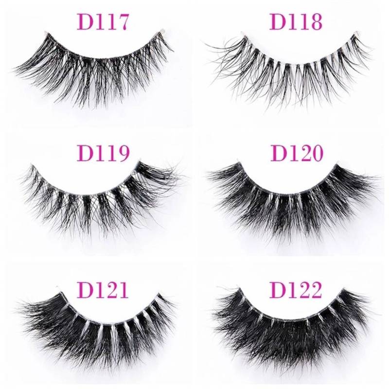 wholesale mink eyelash 3d mink clear band eyelashes handmade invisible band mink lashes private packaging