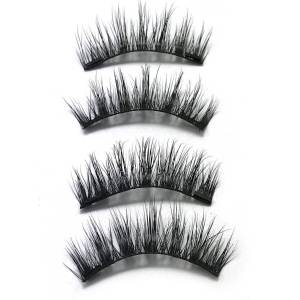 Hotselling Permanent Reusable Strip 3D Magnetic Eyelashes Chinese Makeup Brands