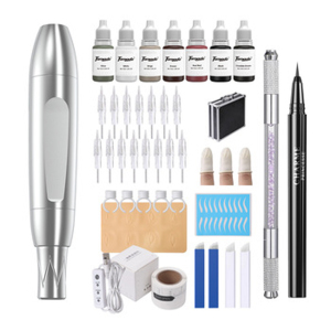 Microblading Supplies Eyebrow Permanent Makeup Machine Pen Kit With Free Ink 