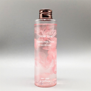 Natural hydrating hydrosol sakura flower petals pure rose skin toner 