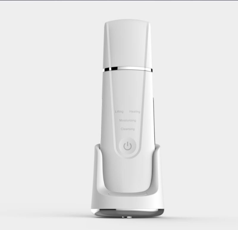 Wireless charging warm ultrasonic skincare cleaner