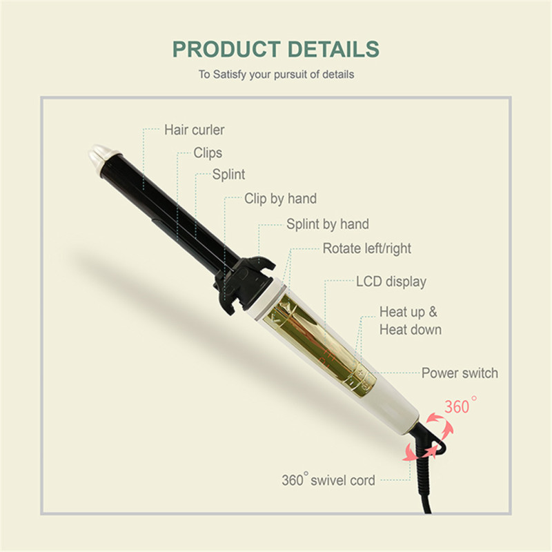 New design electric hair curler automatic rotating curling iron