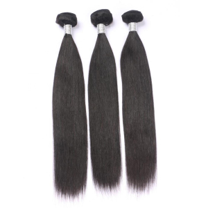 Straight Brazilian Hair Weft Natural Color Remy Hair 100 Human Hair Extension