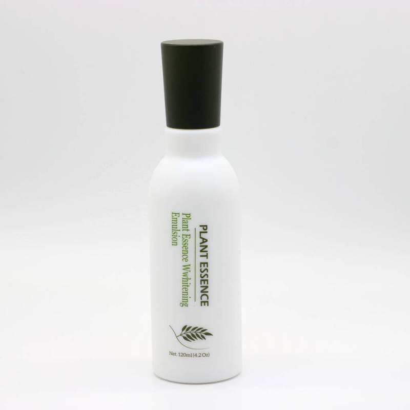 Recyclable opal glass bottle for organic cosmetics skincare packaging