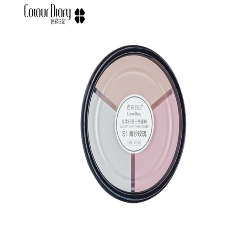 High quality compact powder manufacturer pressed powder highlighter makeup