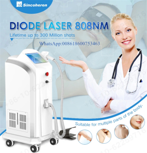 3 in 1 Wavelength for All Skin Types Diode Laser 808nm Permanent Hair Removal Beauty Equipment 
