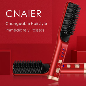 AE-506 CNAIER Electric Hair Straightener Heater Hair Straightening brush Professional Hair Style Tools
