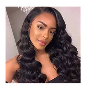 HD Transparent 13x6 Front Lace Wig Loose Wave With Baby Hair Undetectable Lace 100% Human Hair Pre Pluck Wig For Black Women