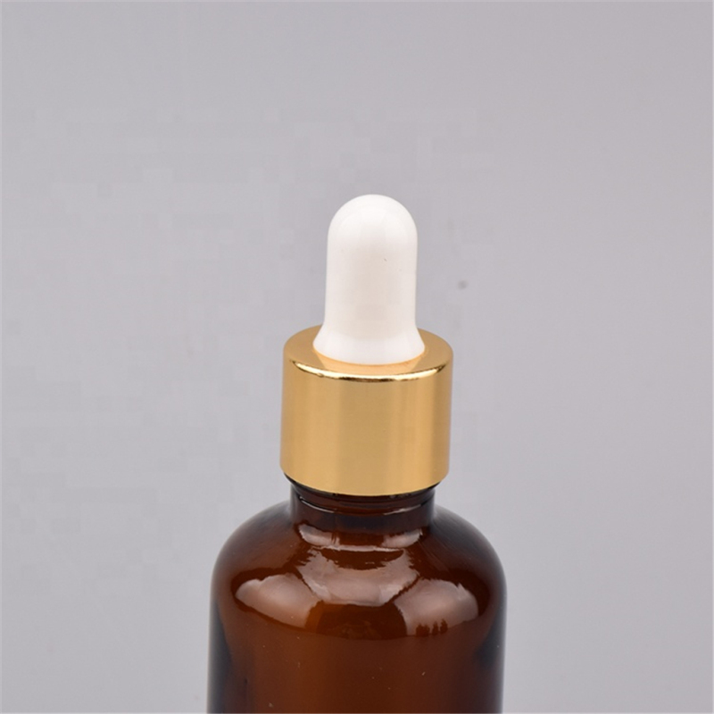 30ml brown glass dropper bottle crystal and can refillable glass bottle for essential oil bottle 