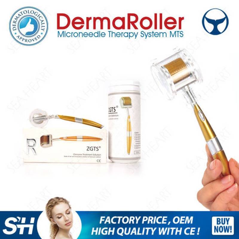 Best seller 192 needles zgts titanium derma roller for microneedle therapy
