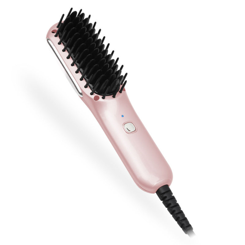 Professional Health and beauty mini fast ceramic hair straightener brush