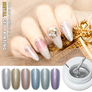 metal gel painting