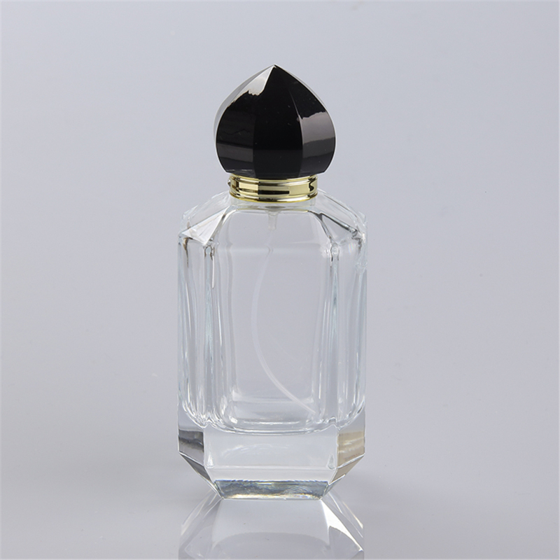 empty luxury gradient ramp black glass wholesale perfume bottles 