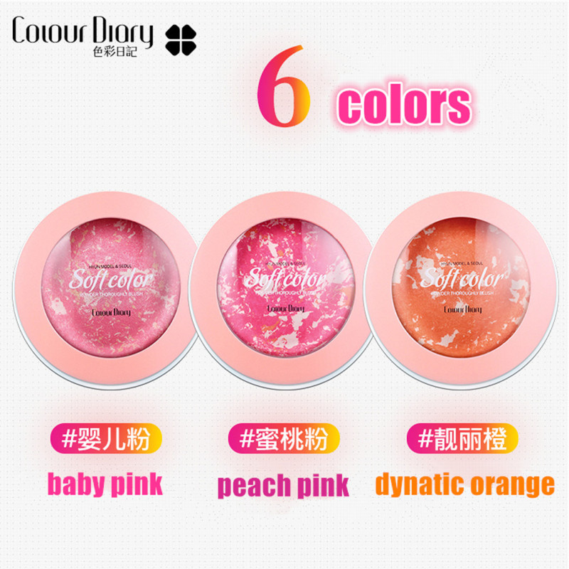 Private logo high quality makeup fine and long lasting blush 