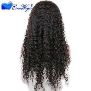 High density 260% lace front wig virgin human hair kinky curly lace front wig