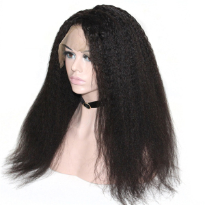 Hot Beauty Peruvian 13x4 Lace Pre-plucked With Baby Hair Wigs Human Hair Kinky Straight Wig Human Hair Lace Front Wigs 