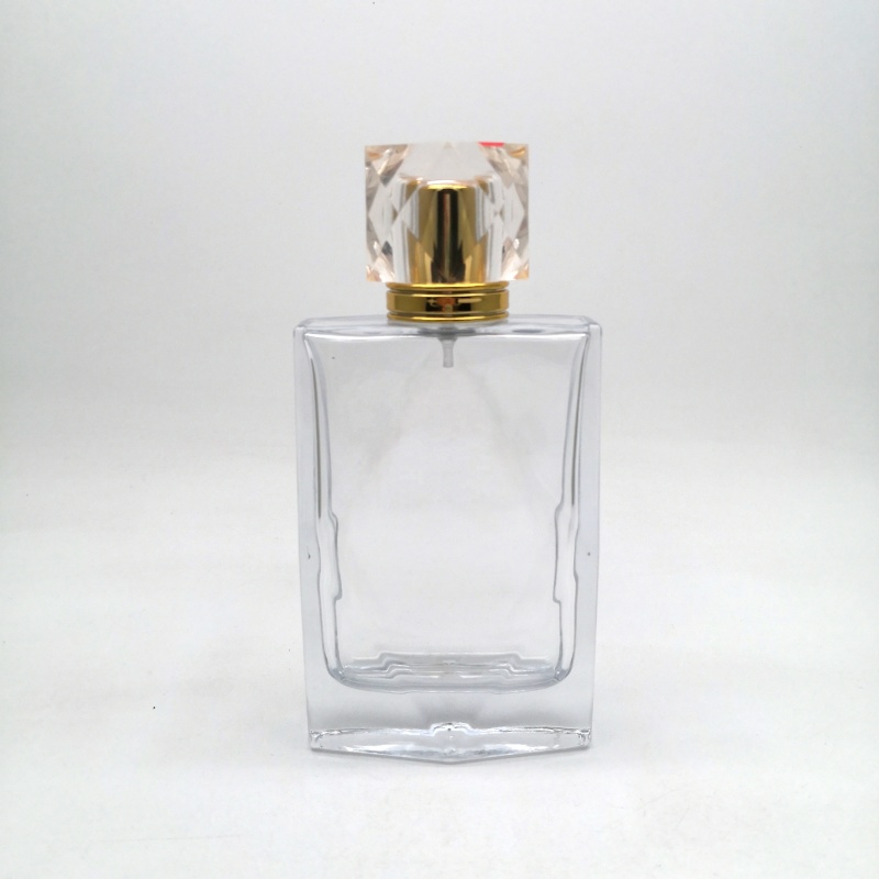 100ml Clear Perfume Bottles With Acrylic Lid 