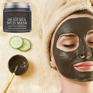 Dead sea mud for face and body anti-wrinkle blackhead reducer & pores cleanser mud 