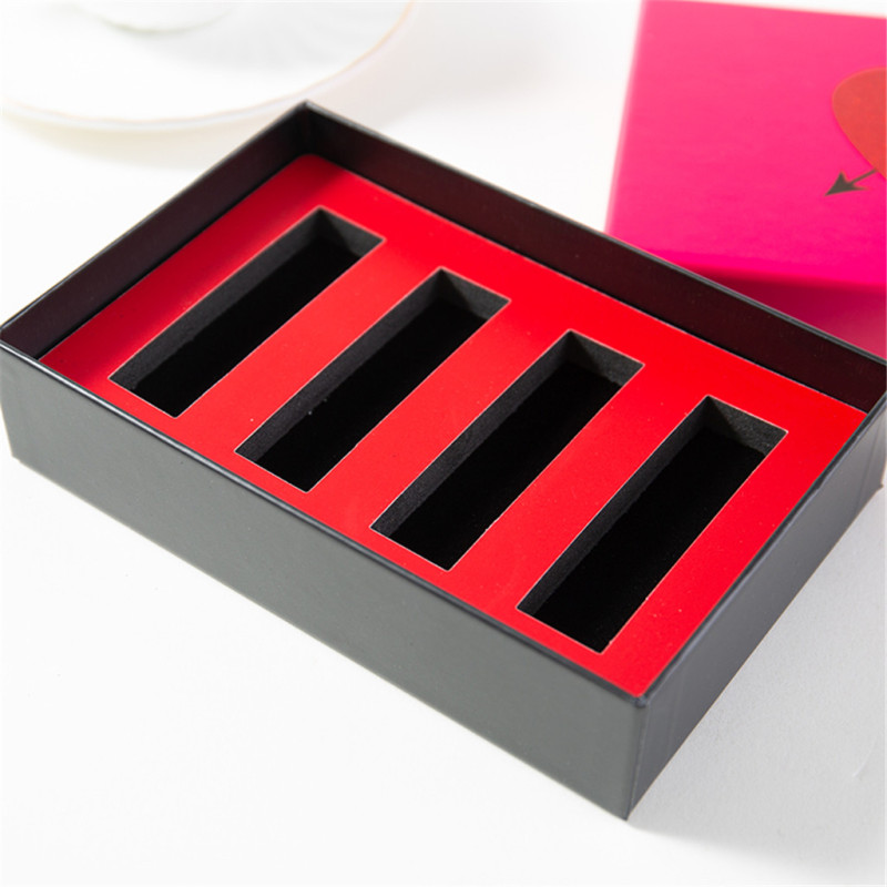 Custom design UV makeup perfume lipstick box cosmetic 