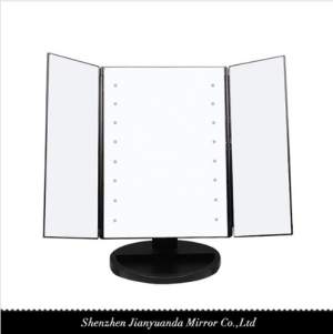 Tri-Fold 3 Sides LED Vanity Mirror