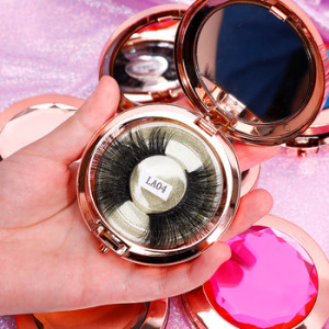 100% 25mm 3d Silk Eyelashes Private Lable Silk Colorful Eyelash Popular Style