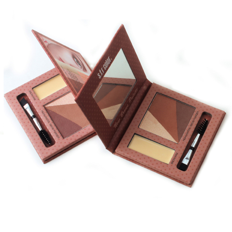 High quality cheap brow the balm magnetic empty palette glitter cardboard at Wholesale Price
