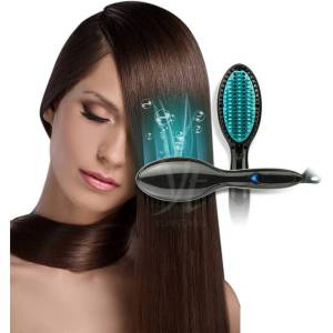 Best Retail Seller Products Mini Ionic Hair Straightener Brush Hair Beauty Tools Manufacturer