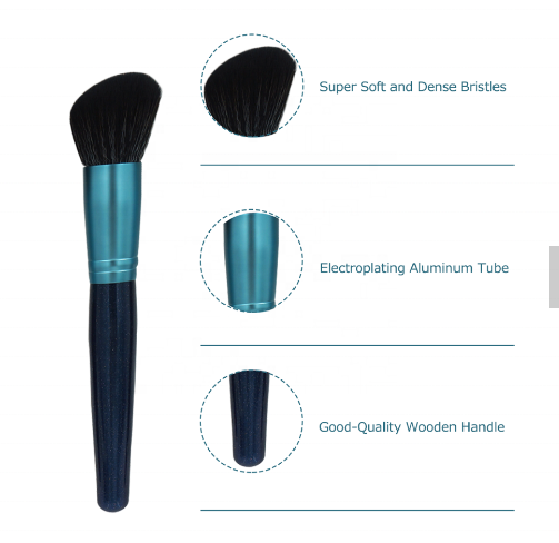 10 pcs professional cosmetic makeup brush set with private label factory wholesale beauty needs makeup tools 