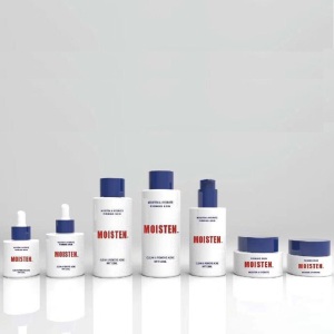 glass lotion cream bottle cosmetics bottle makeup puff packaging
