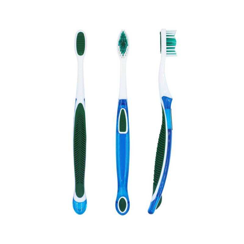 Custom logo oem oral care travel home different bristles material adult plastic adult toothbrush