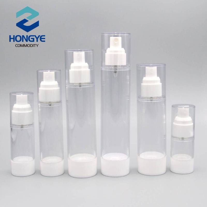15Ml30Ml50Ml80Ml100Ml120Ml Plastic Cosmetics Travel As Vacuum Custom Airless Spray Bottle