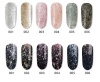 New arrival RS Nail Super shining glitter UV Led easy soak off laser gel polish
