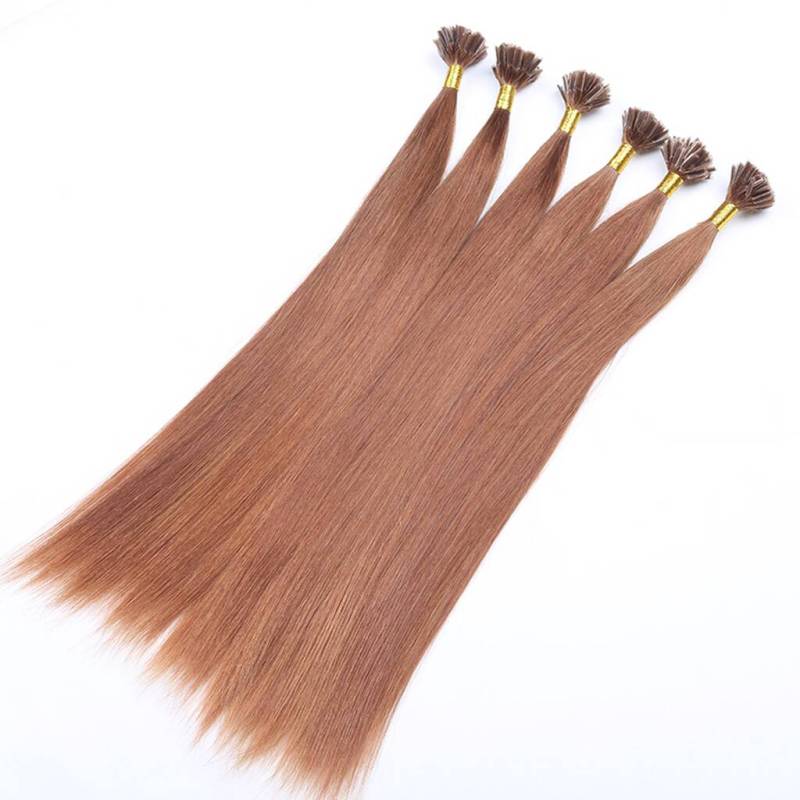 wholesale natrual no shedding 100% raw indian human. super double drawn U tip human virgin hair extensions