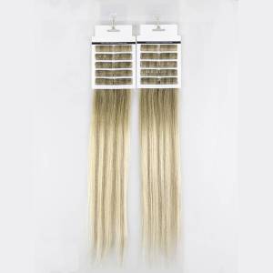 Jiffy hair new trend double drawn 100% raw indian hair virgin cuticle aligned balayage tape hair extension 