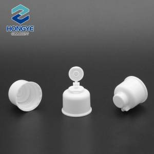 manufacturers custom 24、410 cosmetic plastic bottle screw flip top cap for plastic shampoo bottle