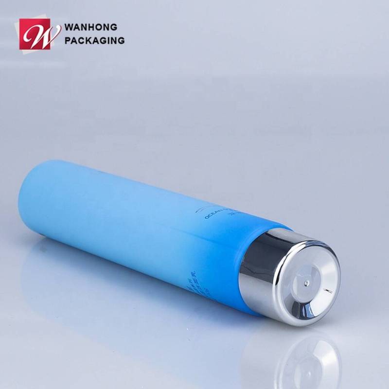 Plastic Cosmetic Packaging Facial Washing 90g Tube Container With Screw Cap