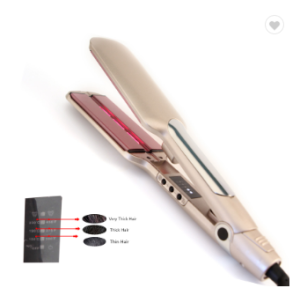 2020 hot selling Infrared straight Straightener tail with locking function hair straightener steam 
