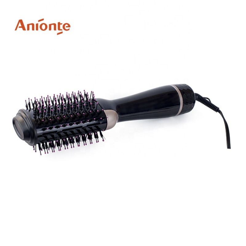 ANIONTE Professional Dryer brush New Fashion One Step spinning hair straightener brush
