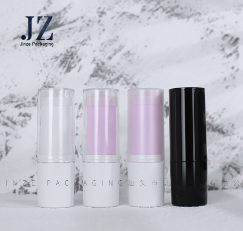 jinze 7.5g capacity bottom filling foundation stick bottle packaging creme stick tube 