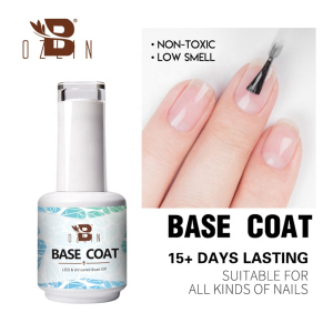 New arrival nail base and top coat kits uv gel polish dry fastly in air top coat nail polish