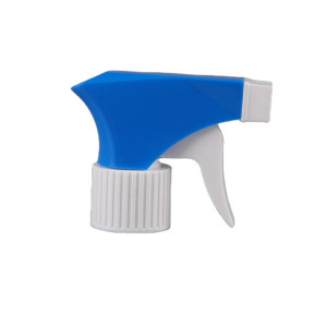 28/415 blue and white hot sale trigger sprayer for big capacity plastic bottles