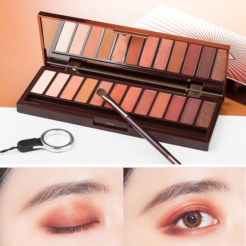 12 colors cosmetic eye shadow palette 