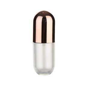 30ml New Design Capsule Shape Plastic Cosmetics Lotion Bottle For Foundation Make Up Packaging