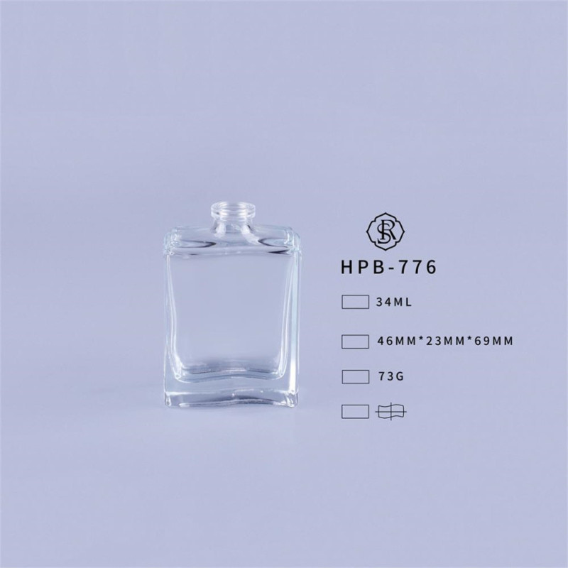 34ml best price oblong perfume glass bottle supplier