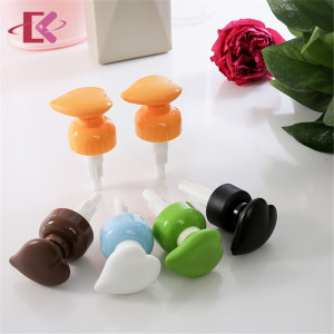 Factory outlet children's daily chemical product packaging Heart-shaped series plastic 28-410 lotion pump dispenser 