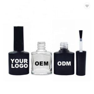 China suppliers free sample hot stamping empty nail polish bottle