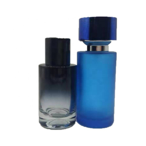 Custom logo Screen Printing square glass perfume bottle wih cheap price 