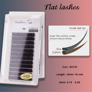 Wholesale Flat Eyelash Individual False Eyelashes