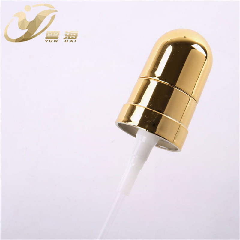 High quality professional aluminum plastic cream metal cream dispenser pump